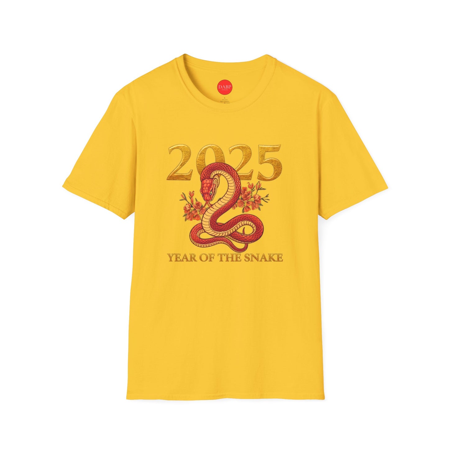Gildan 64000 Unisex Softstyle Short-sleeve Tee | 2025 Year of the Snake Chinese New Year Design