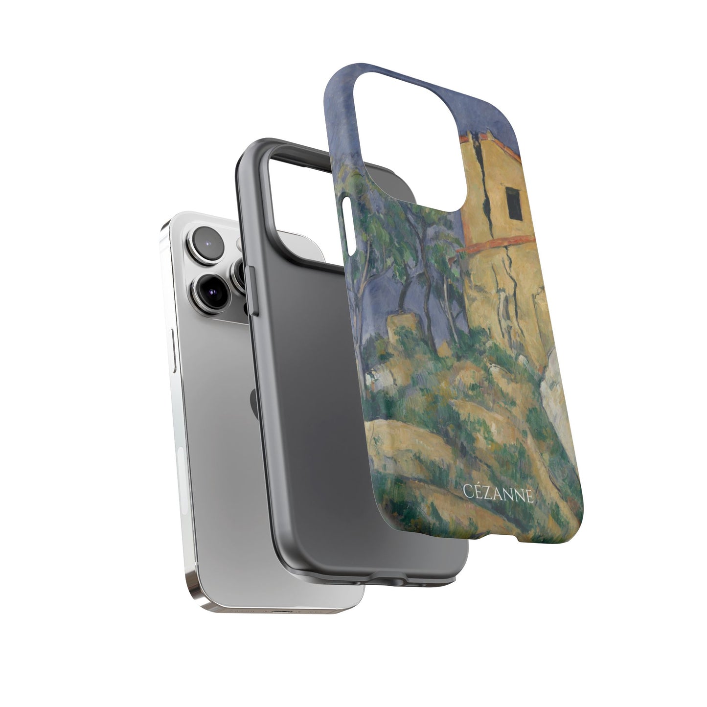Tough Phone Case for iPhone, Samsung and Google Pixel - Cézanne, House with the Cracked Walls (1892-94)