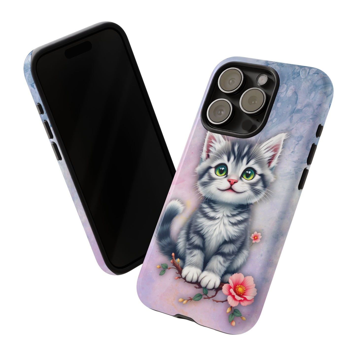 Tough Phone Case for iPhone, Samsung and Google Pixel - Dem Putty Tat Series (v1)