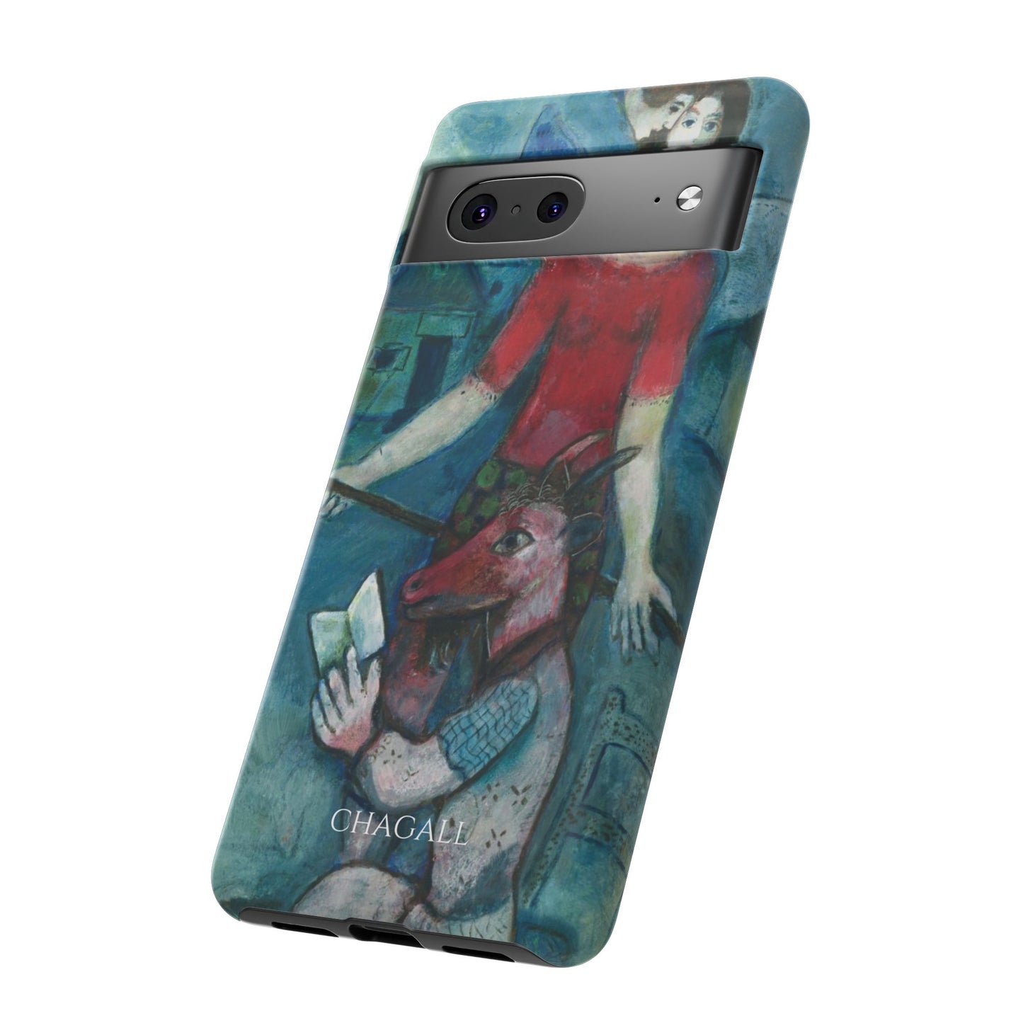 Tough Phone Case for iPhone, Samsung and Google Pixel - Chagall, The Angel and the Reader (1930)