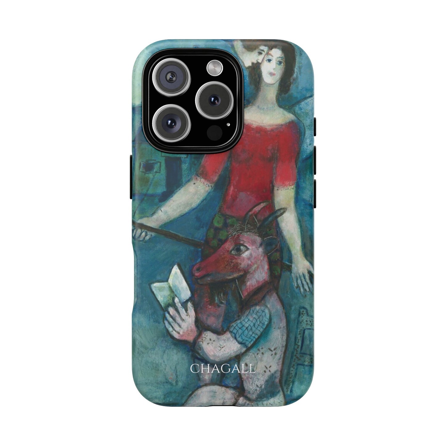Tough Phone Case for iPhone, Samsung and Google Pixel - Chagall, The Angel and the Reader (1930)