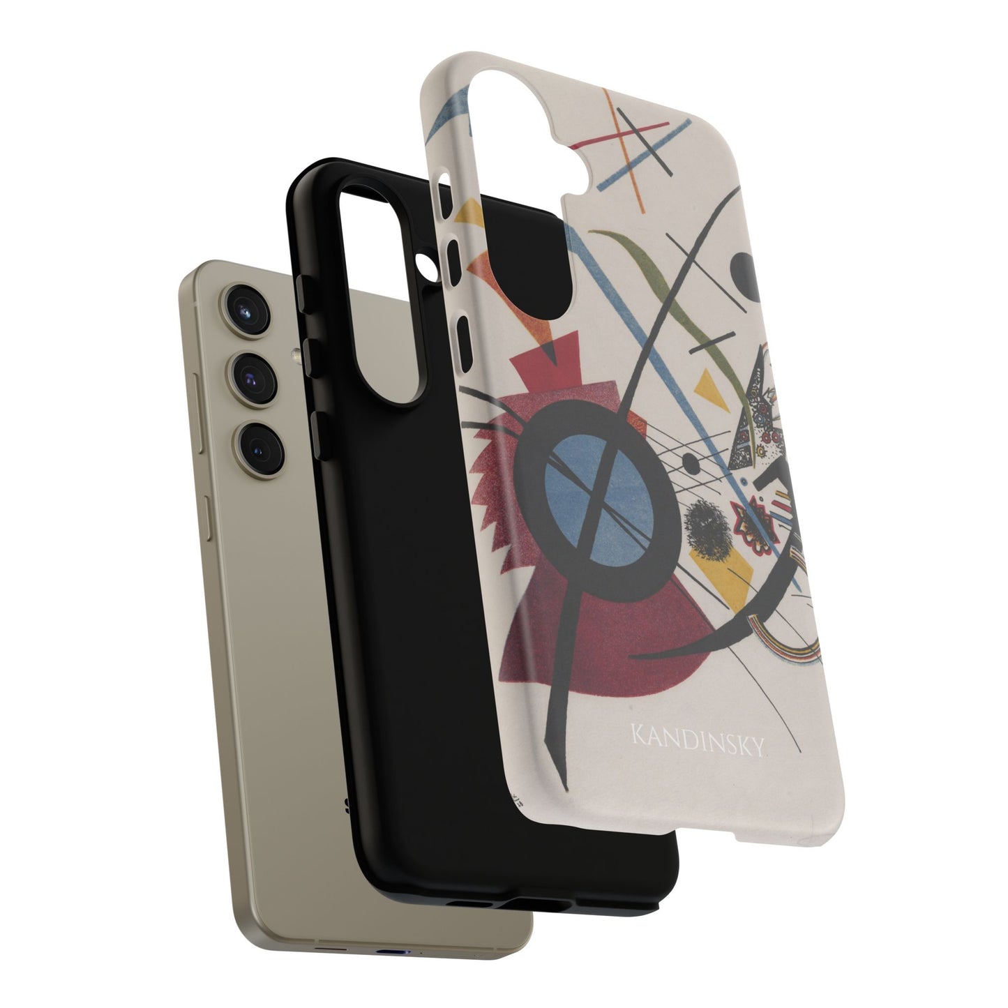 Tough Phone Case for iPhone, Samsung and Google Pixel - Kandinsky, Violett (1923)