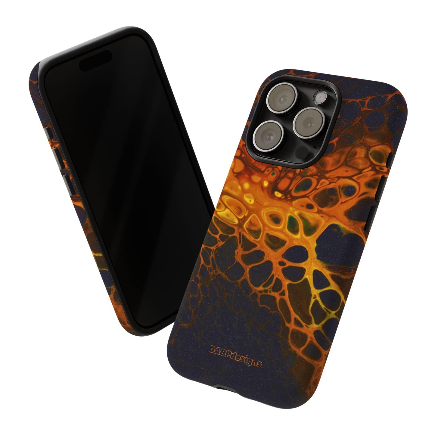 Tough Phone Case for iPhone, Samsung and Google Pixel - DABPdesigns Acrylic Abstract Design (v2)