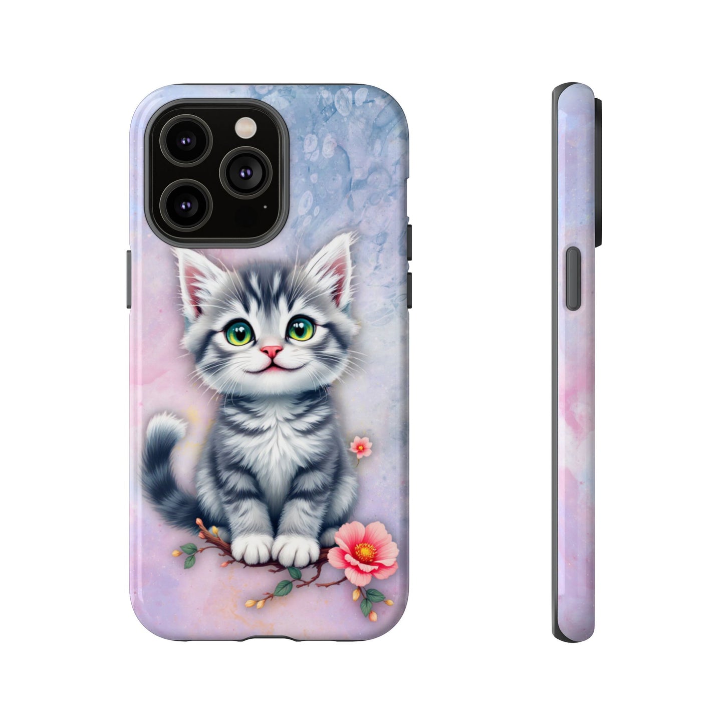 Tough Phone Case for iPhone, Samsung and Google Pixel - Dem Putty Tat Series (v1)