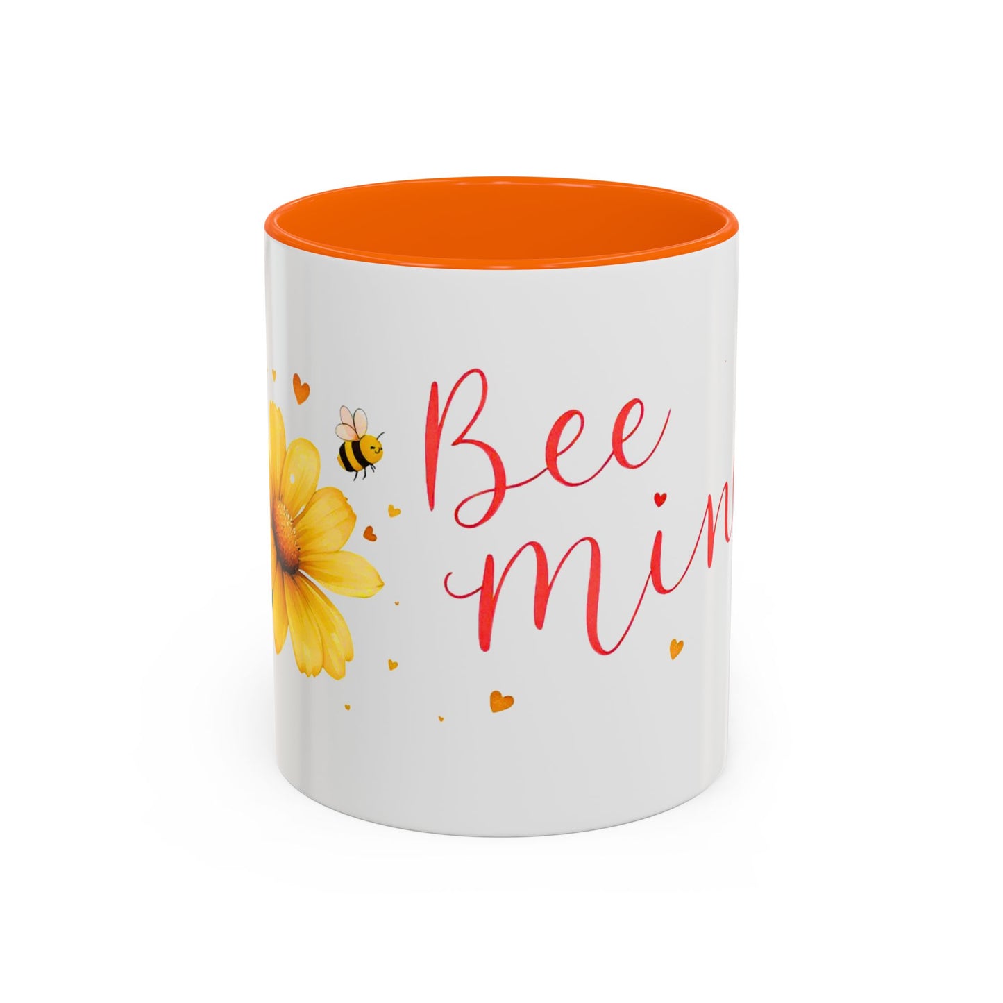 Bee Mine - Floral Accent Ceramic Mug (11oz, 15oz)