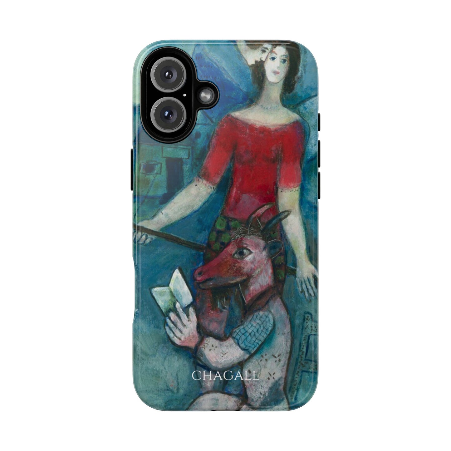 Tough Phone Case for iPhone, Samsung and Google Pixel - Chagall, The Angel and the Reader (1930)