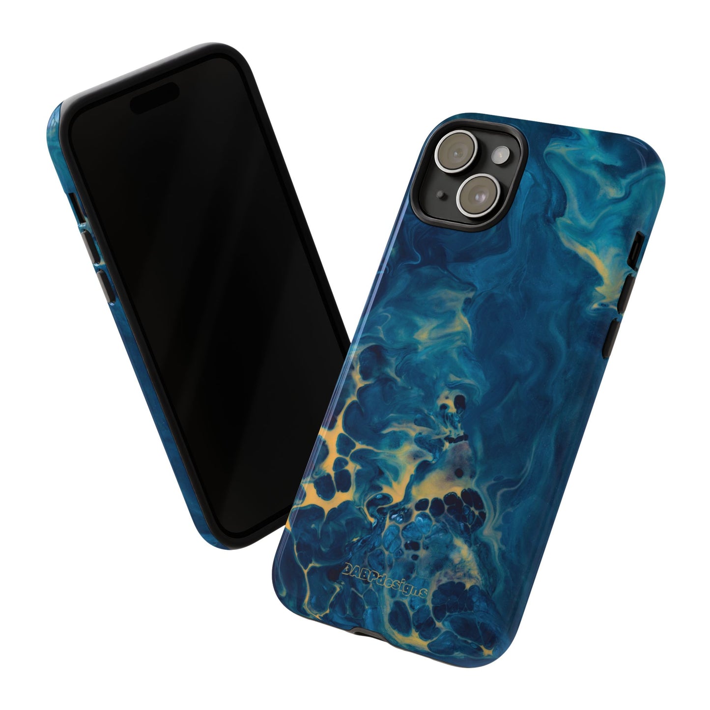 Tough Phone Case for iPhone, Samsung and Google Pixel - DABPdesigns Acrylic Abstract Design (v3)