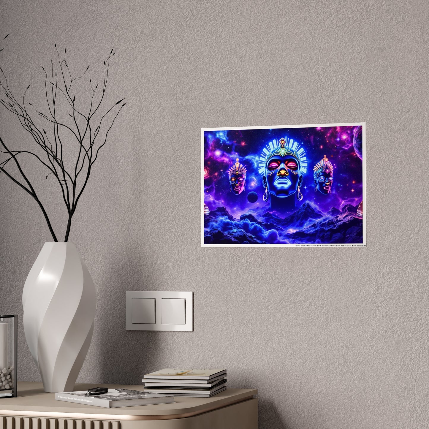Jazz-Inspired Glossy Poster Art | Voodoo Vibes