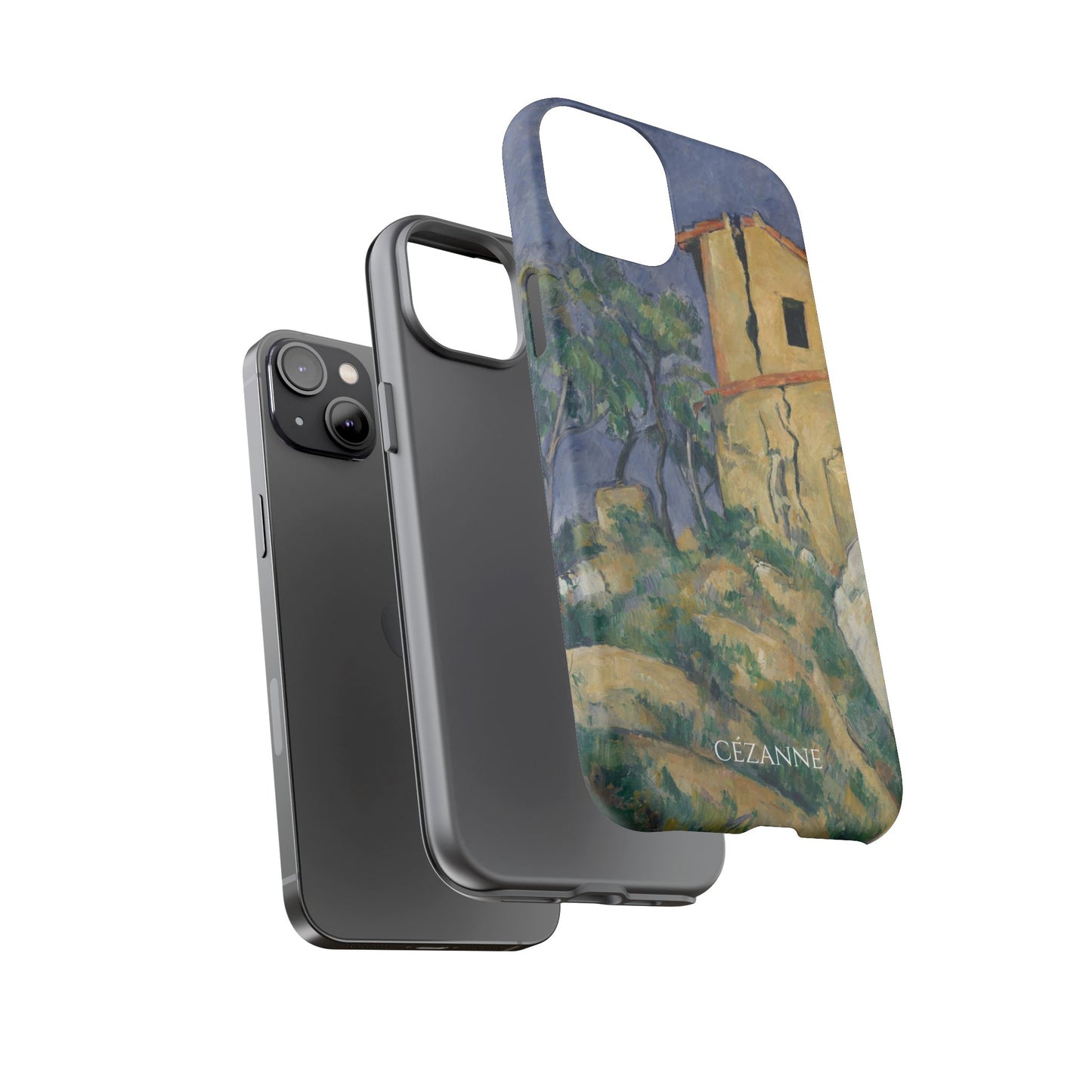 Tough Phone Case for iPhone, Samsung and Google Pixel - Cézanne, House with the Cracked Walls (1892-94)