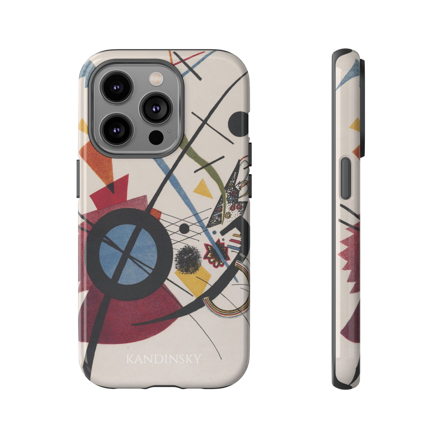 Tough Phone Case for iPhone, Samsung and Google Pixel - Kandinsky, Violett (1923)