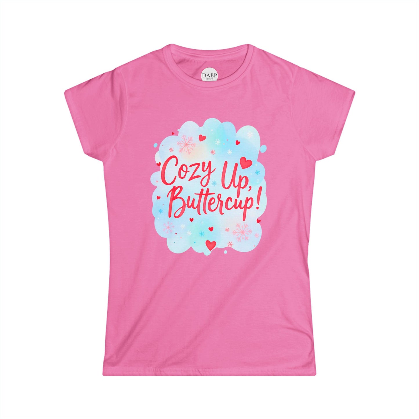 T-shirt doux pour femme Cozy Up Buttercup
