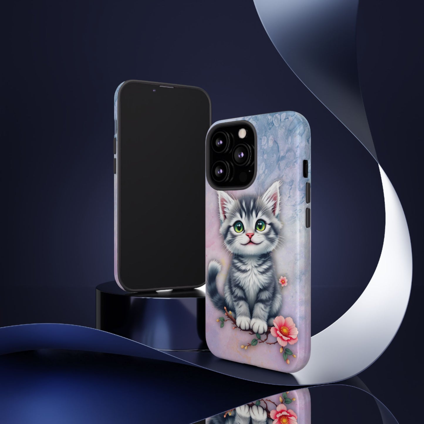 Tough Phone Case for iPhone, Samsung and Google Pixel - Dem Putty Tat Series (v1)