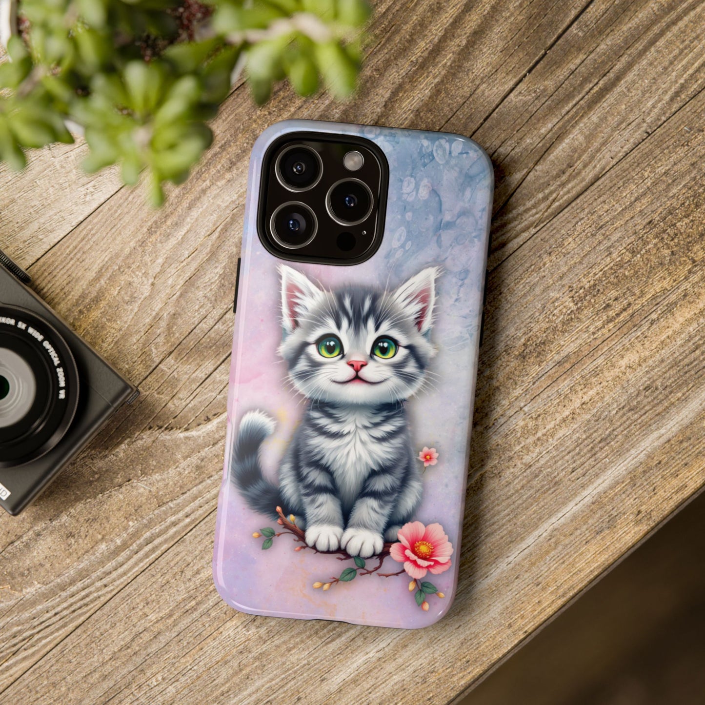 Tough Phone Case for iPhone, Samsung and Google Pixel - Dem Putty Tat Series (v1)