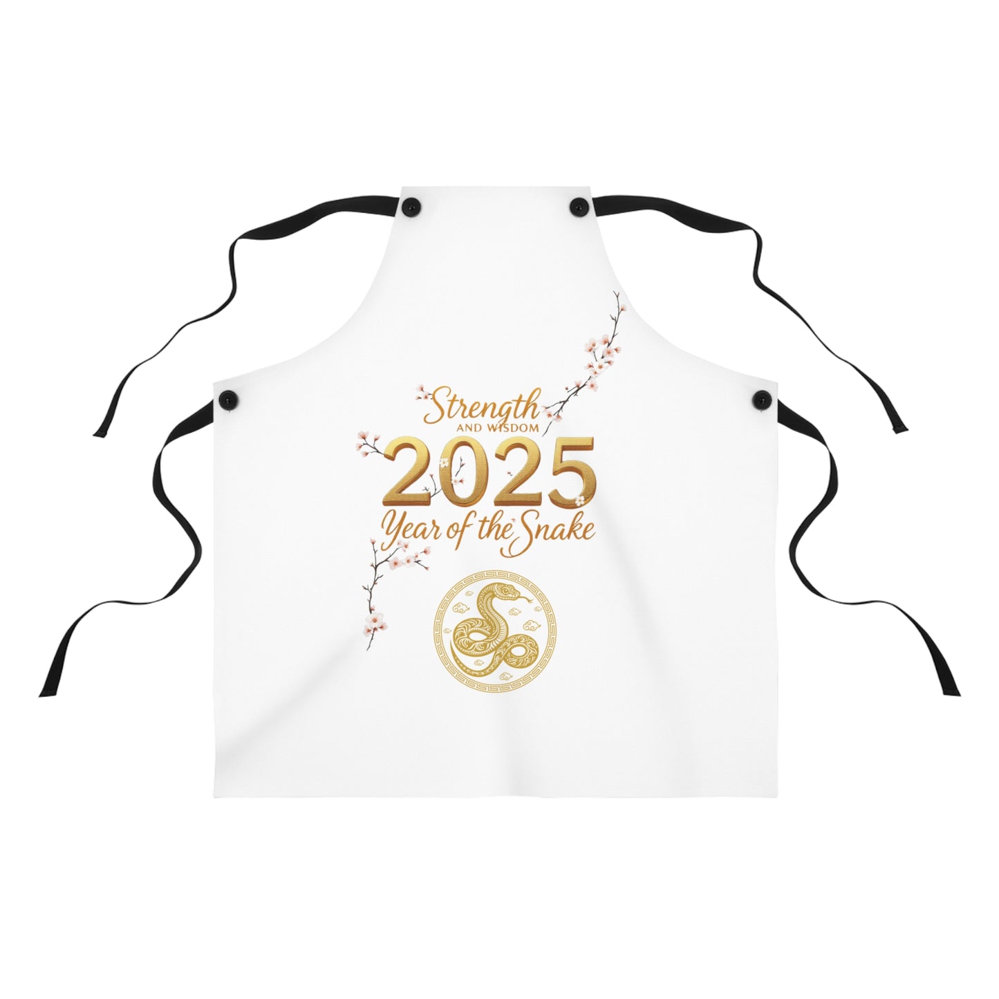 Strength and Wisdom - 2025 Year of the Snake Cherry Blossom Design