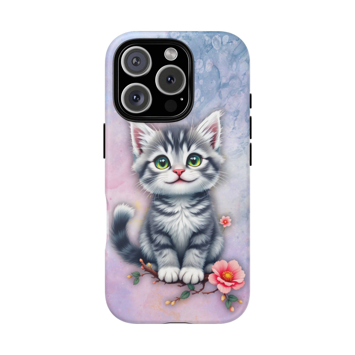 Tough Phone Case for iPhone, Samsung and Google Pixel - Dem Putty Tat Series (v1)