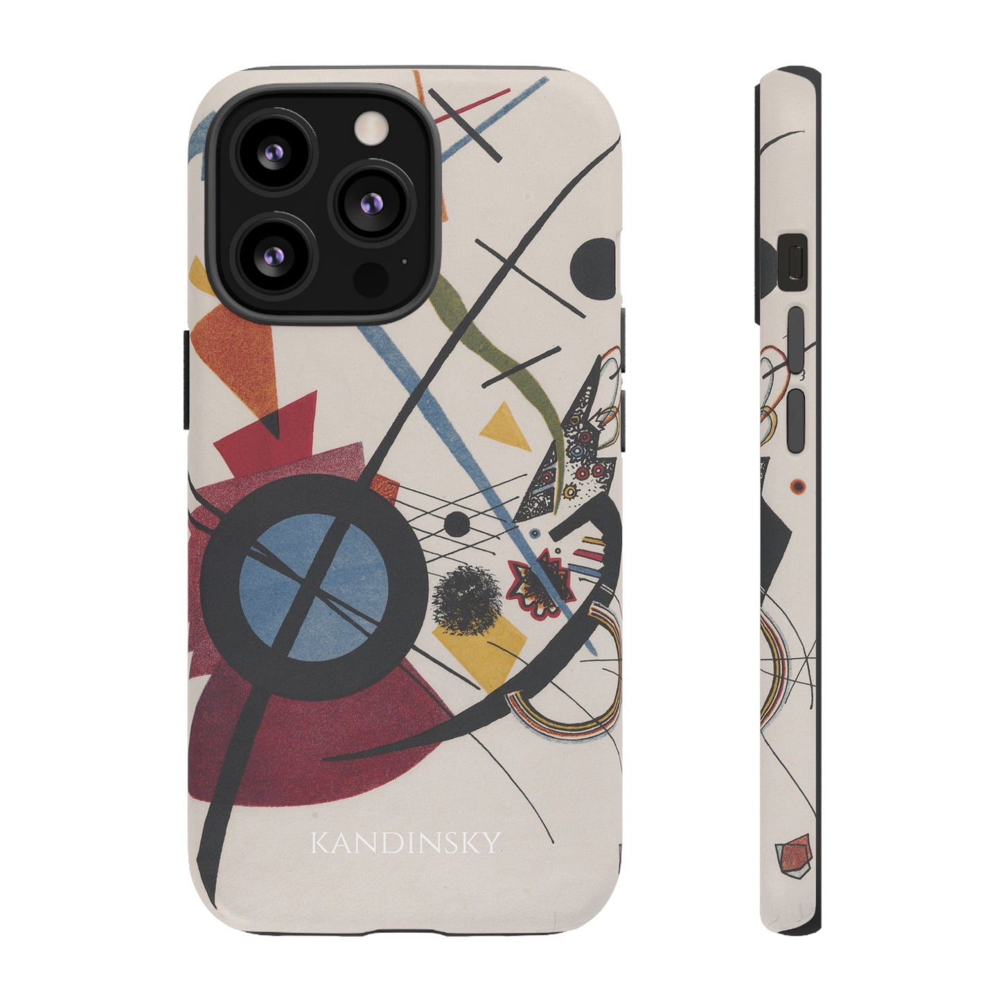 Tough Phone Case for iPhone, Samsung and Google Pixel - Kandinsky, Violett (1923)
