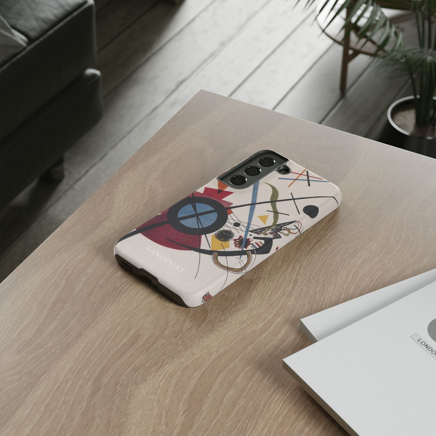 Tough Phone Case for iPhone, Samsung and Google Pixel - Kandinsky, Violett (1923)