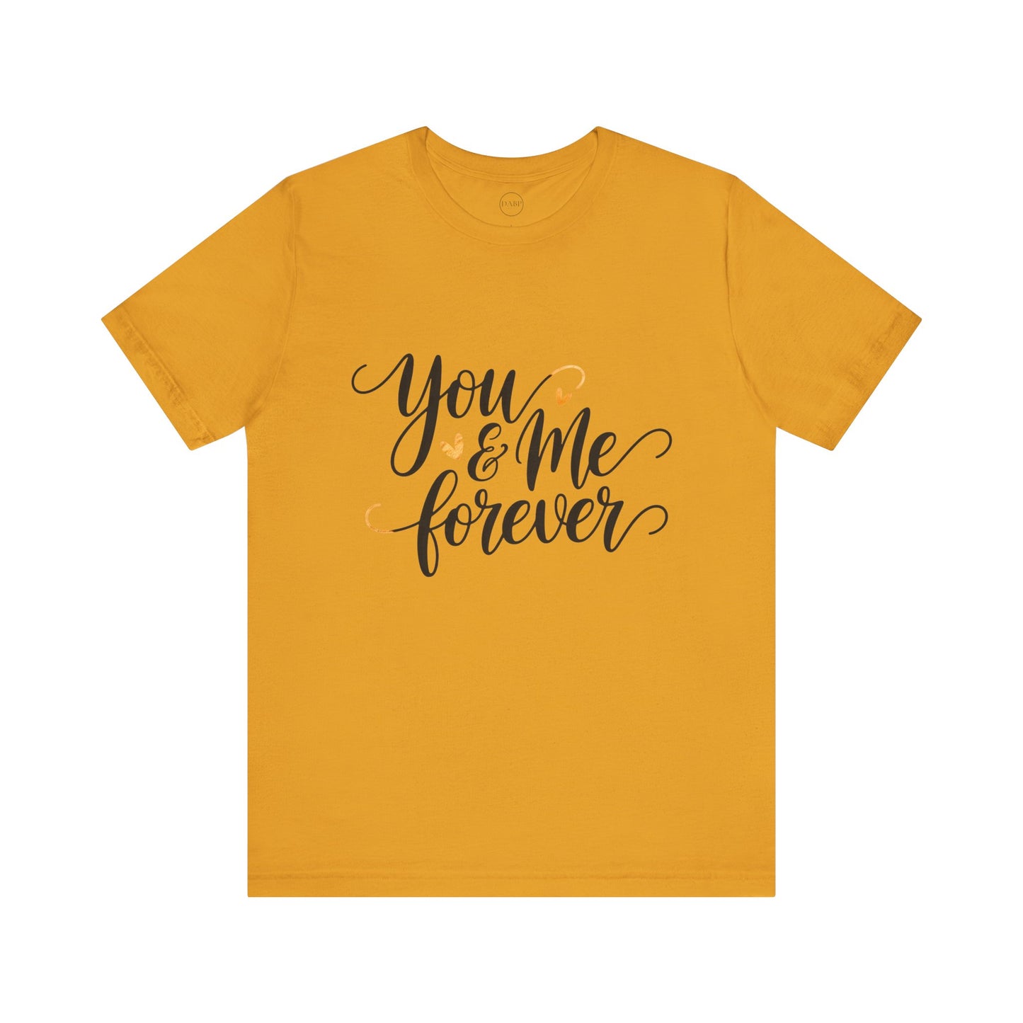 Bella+Canvas · 3001 Unisex Jersey Short Sleeve Tee - You & Me Forever T-Shirt – Minimalist Romantic Couples Valentine's Tee