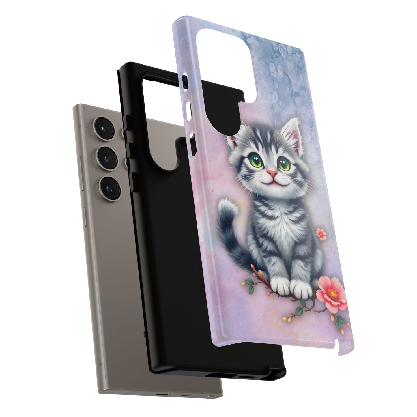Tough Phone Case for iPhone, Samsung and Google Pixel - Dem Putty Tat Series (v1)