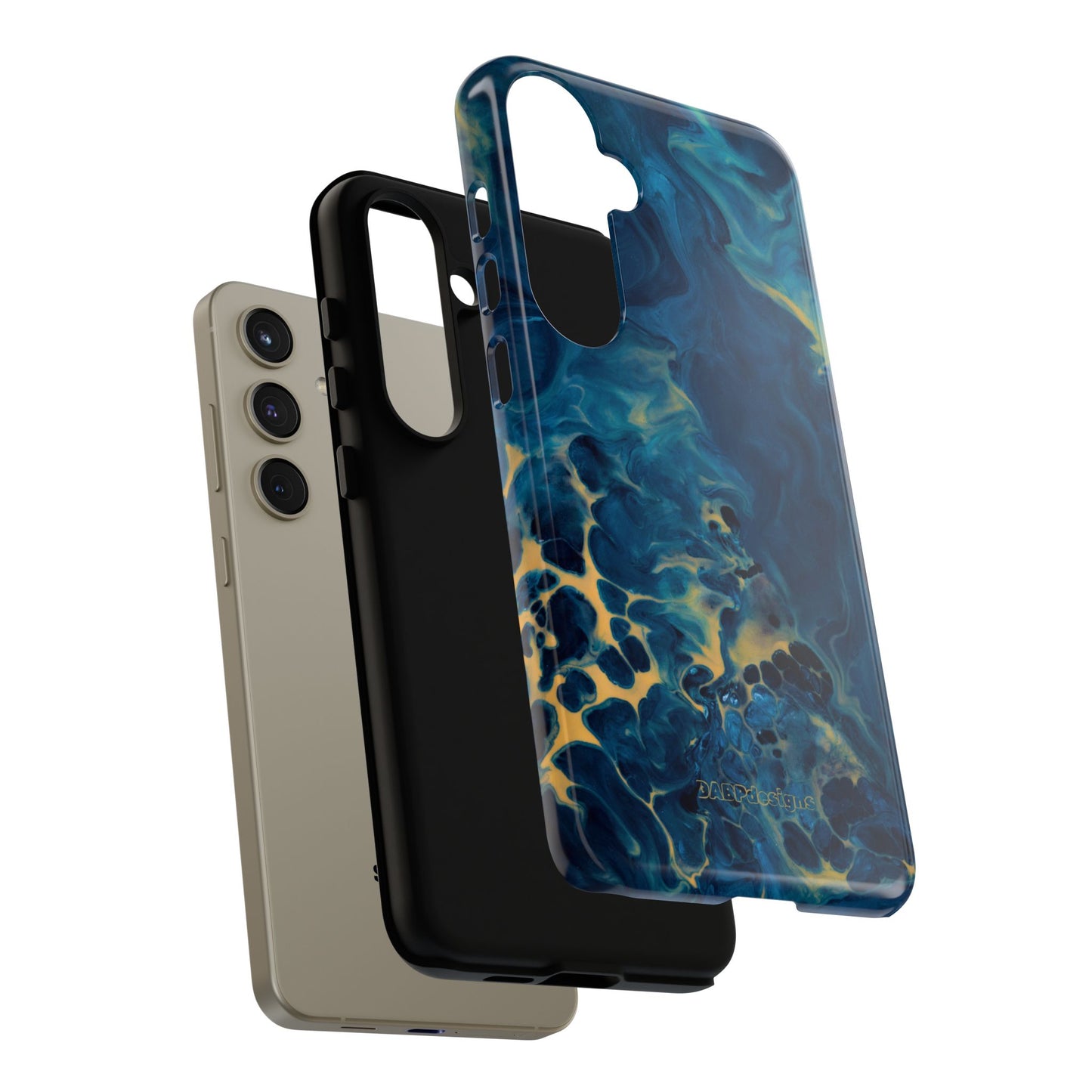 Tough Phone Case for iPhone, Samsung and Google Pixel - DABPdesigns Acrylic Abstract Design (v3)