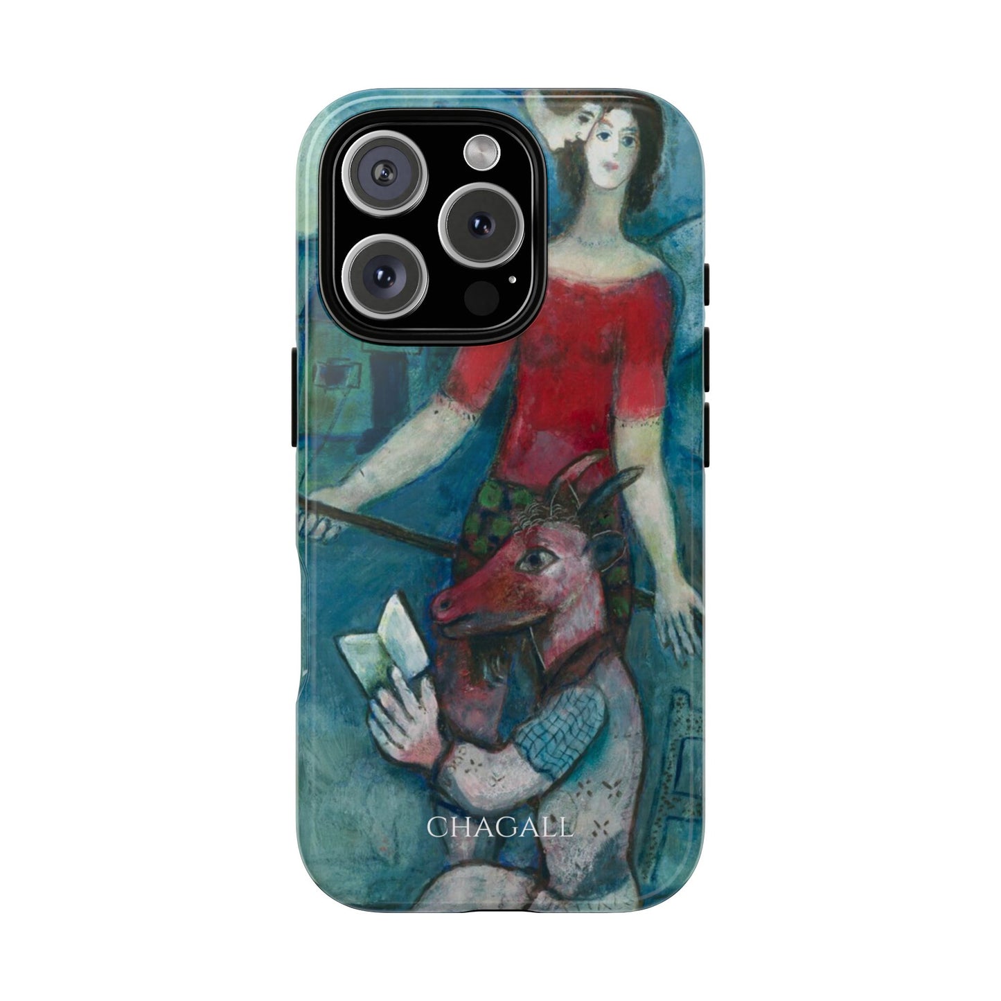 Tough Phone Case for iPhone, Samsung and Google Pixel - Chagall, The Angel and the Reader (1930)