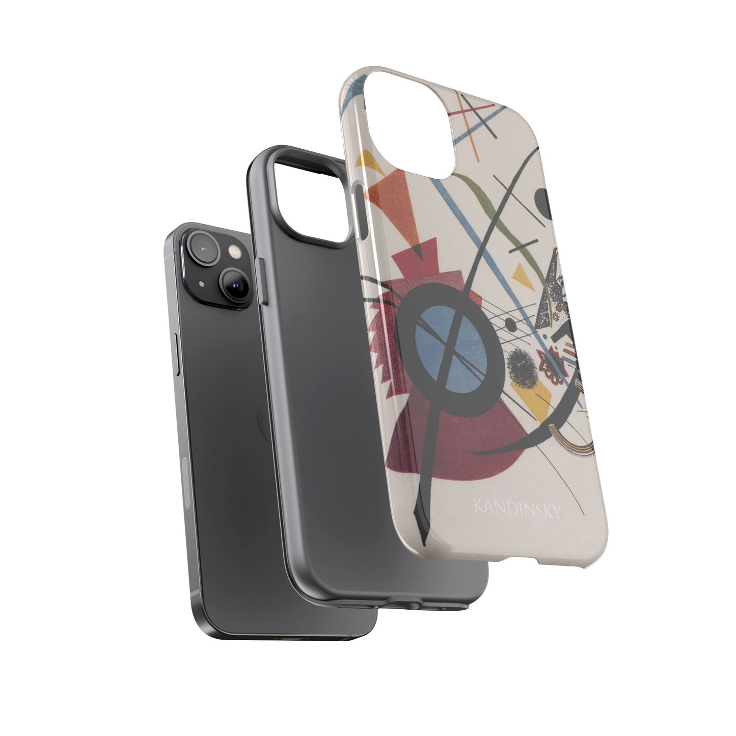 Tough Phone Case for iPhone, Samsung and Google Pixel - Kandinsky, Violett (1923)