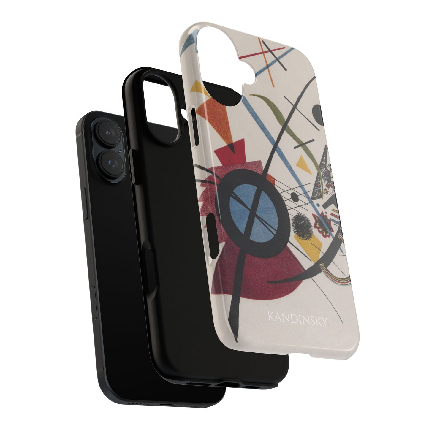Tough Phone Case for iPhone, Samsung and Google Pixel - Kandinsky, Violett (1923)