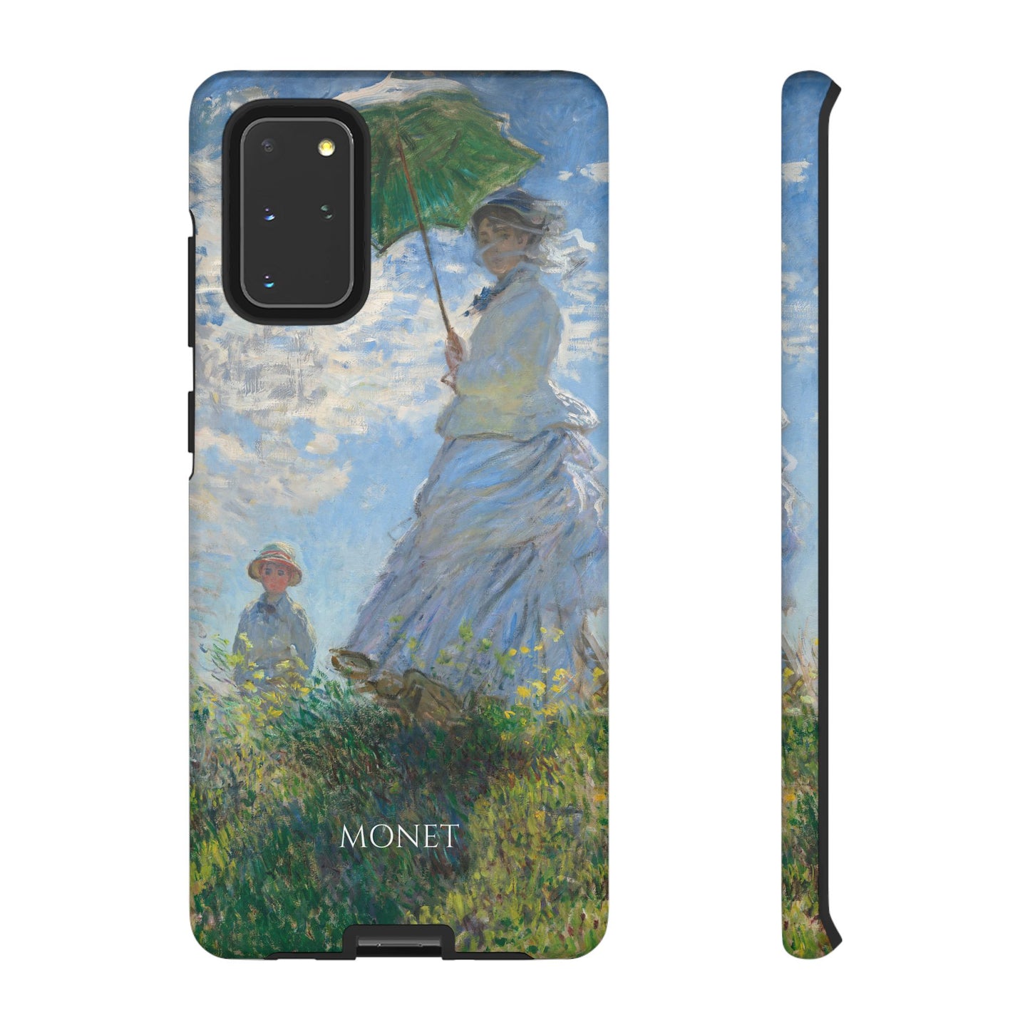 Tough Phone Case for iPhone, Samsung and Google Pixel - Monet, Woman with a Parasol - Madame Monet and Her Son (1875)