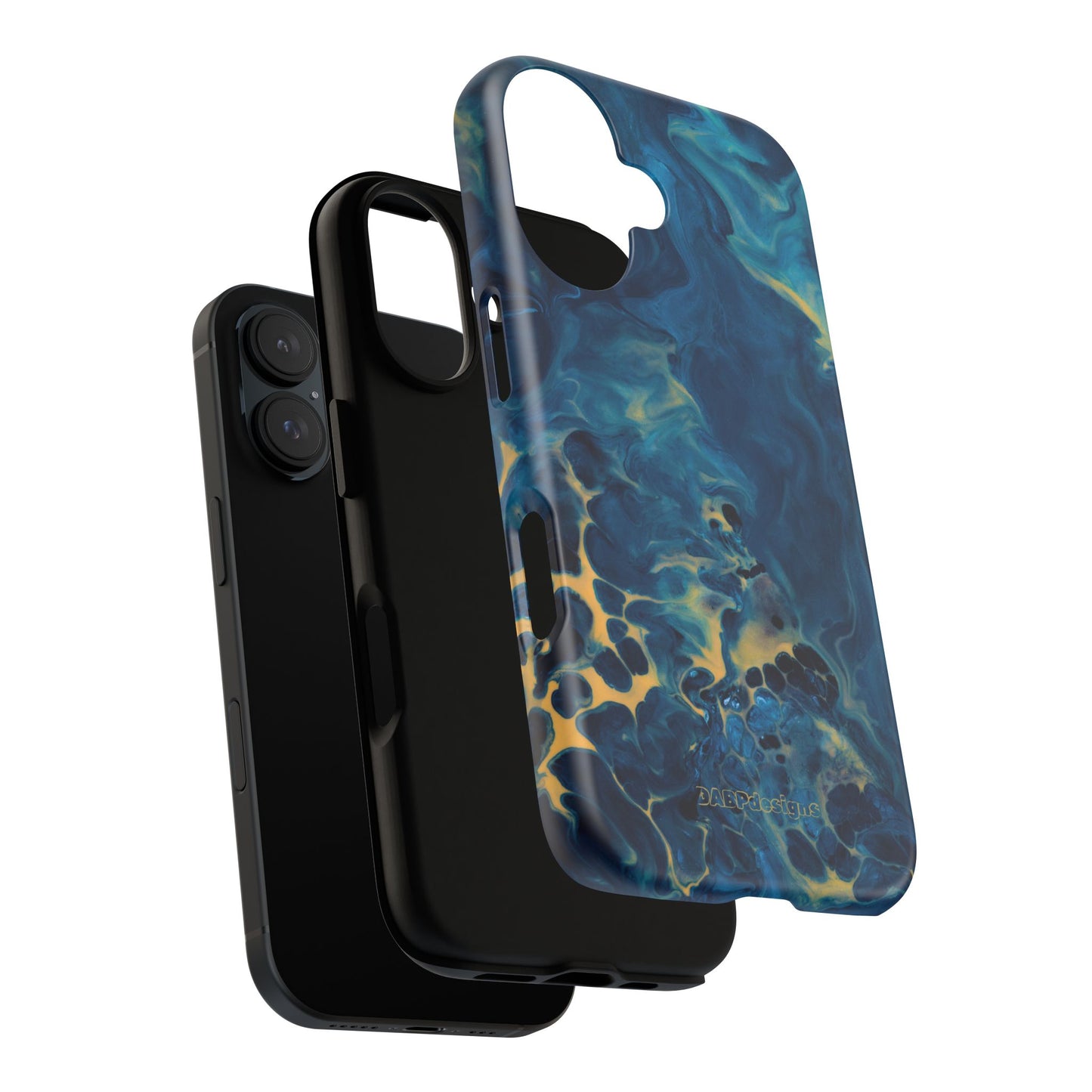 Tough Phone Case for iPhone, Samsung and Google Pixel - DABPdesigns Acrylic Abstract Design (v3)