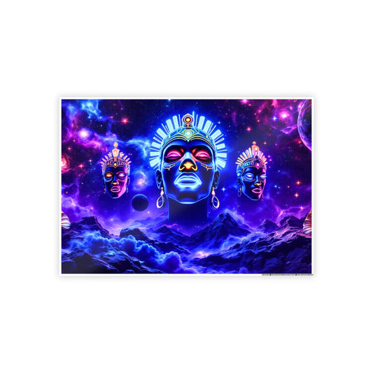 Jazz-Inspired Glossy Poster Art | Voodoo Vibes