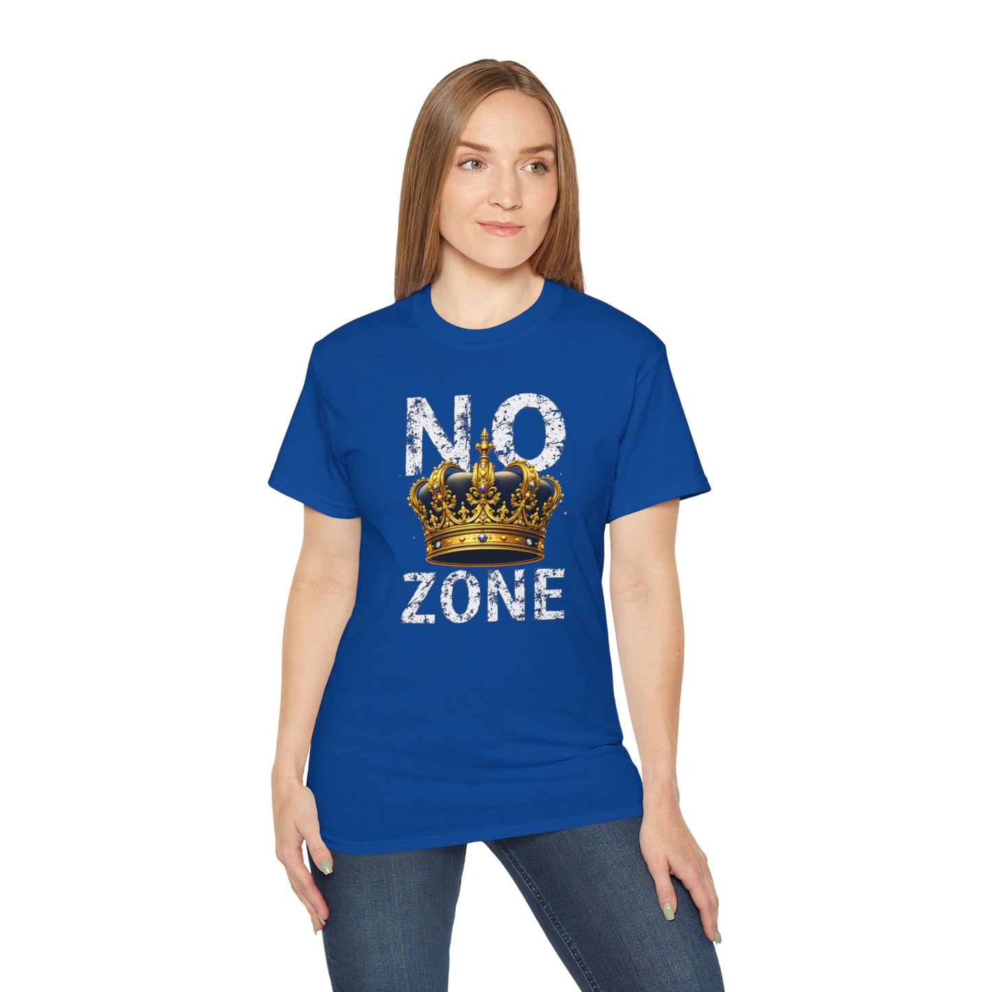 NO KINGS ZONE Graphic Tee | Streetwear T-Shirt with Royal Crown Design