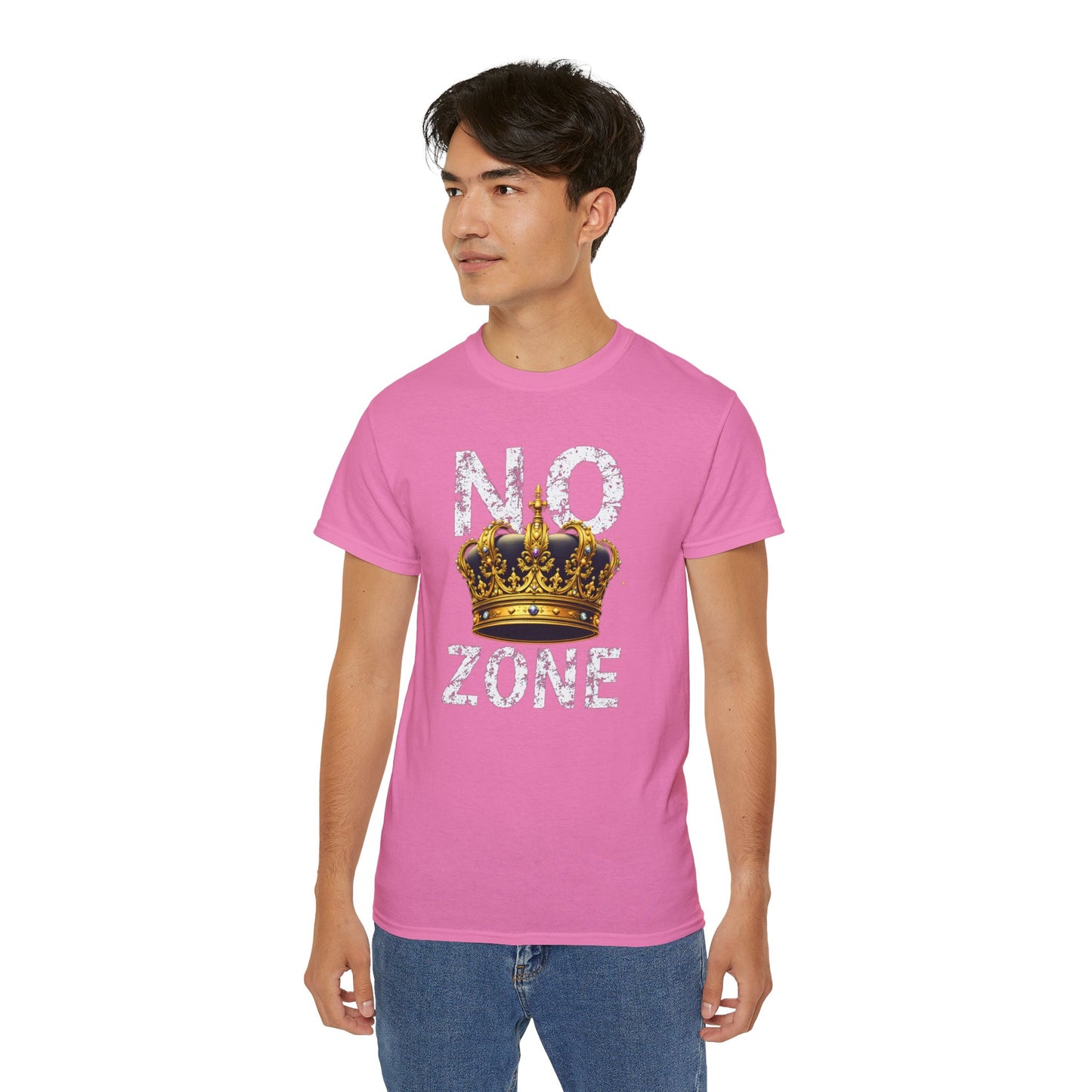 NO KINGS ZONE Graphic Tee | Streetwear T-Shirt with Royal Crown Design