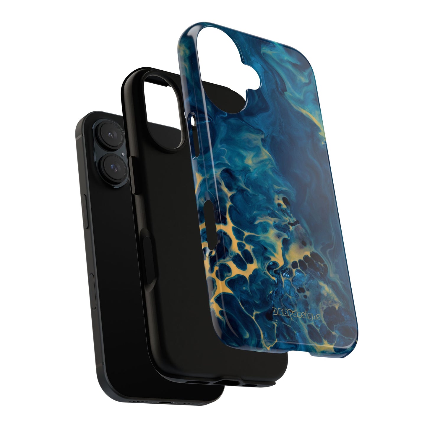Tough Phone Case for iPhone, Samsung and Google Pixel - DABPdesigns Acrylic Abstract Design (v3)