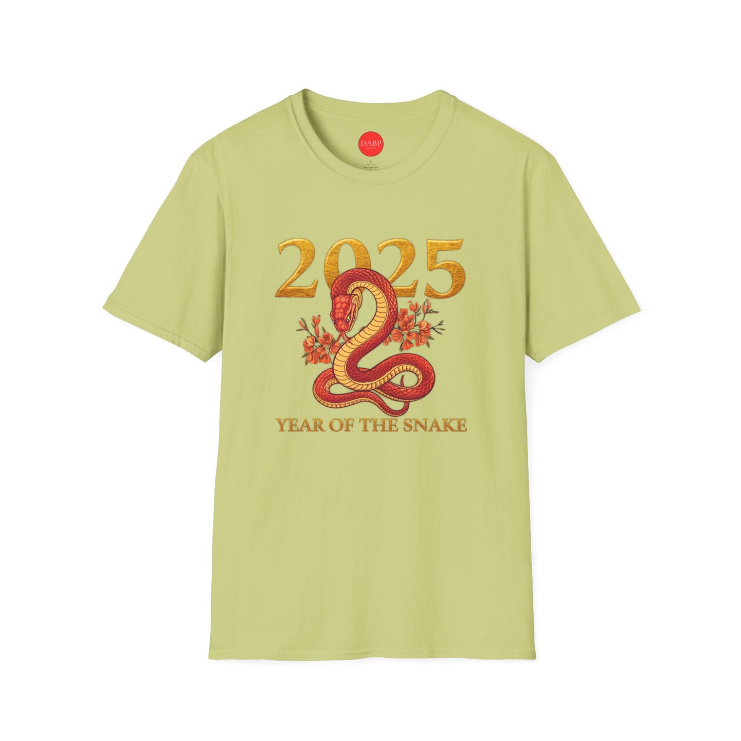 Gildan 64000 Unisex Softstyle Short-sleeve Tee | 2025 Year of the Snake Chinese New Year Design