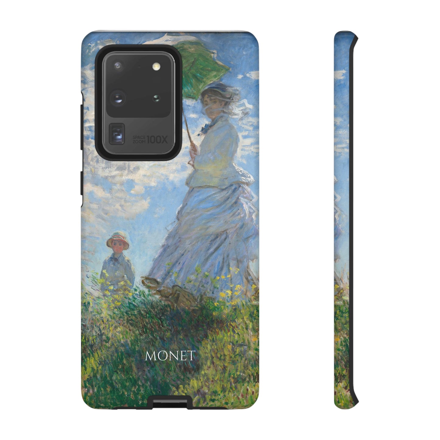 Tough Phone Case for iPhone, Samsung and Google Pixel - Monet, Woman with a Parasol - Madame Monet and Her Son (1875)