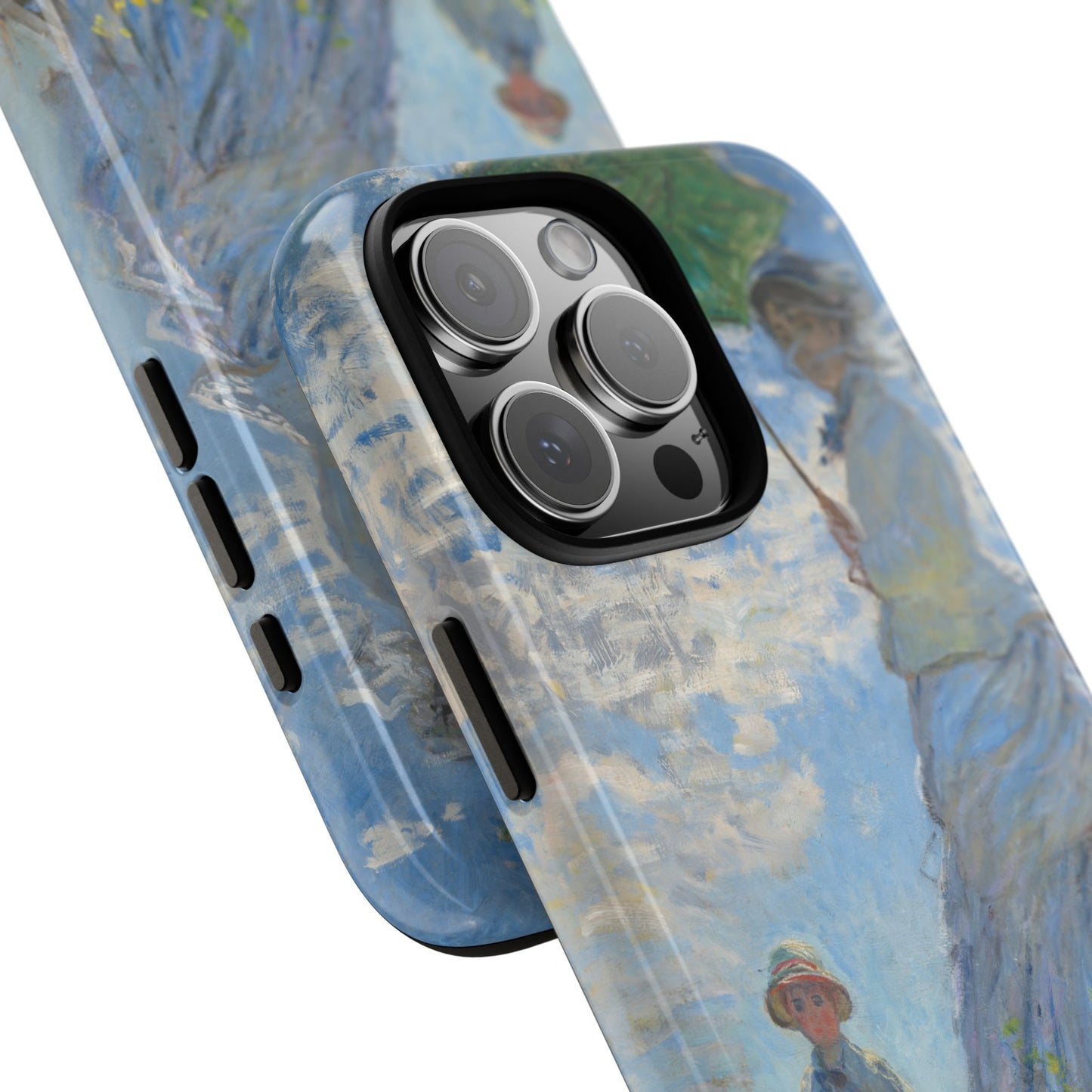 Tough Phone Case for iPhone, Samsung and Google Pixel - Monet, Woman with a Parasol - Madame Monet and Her Son (1875)
