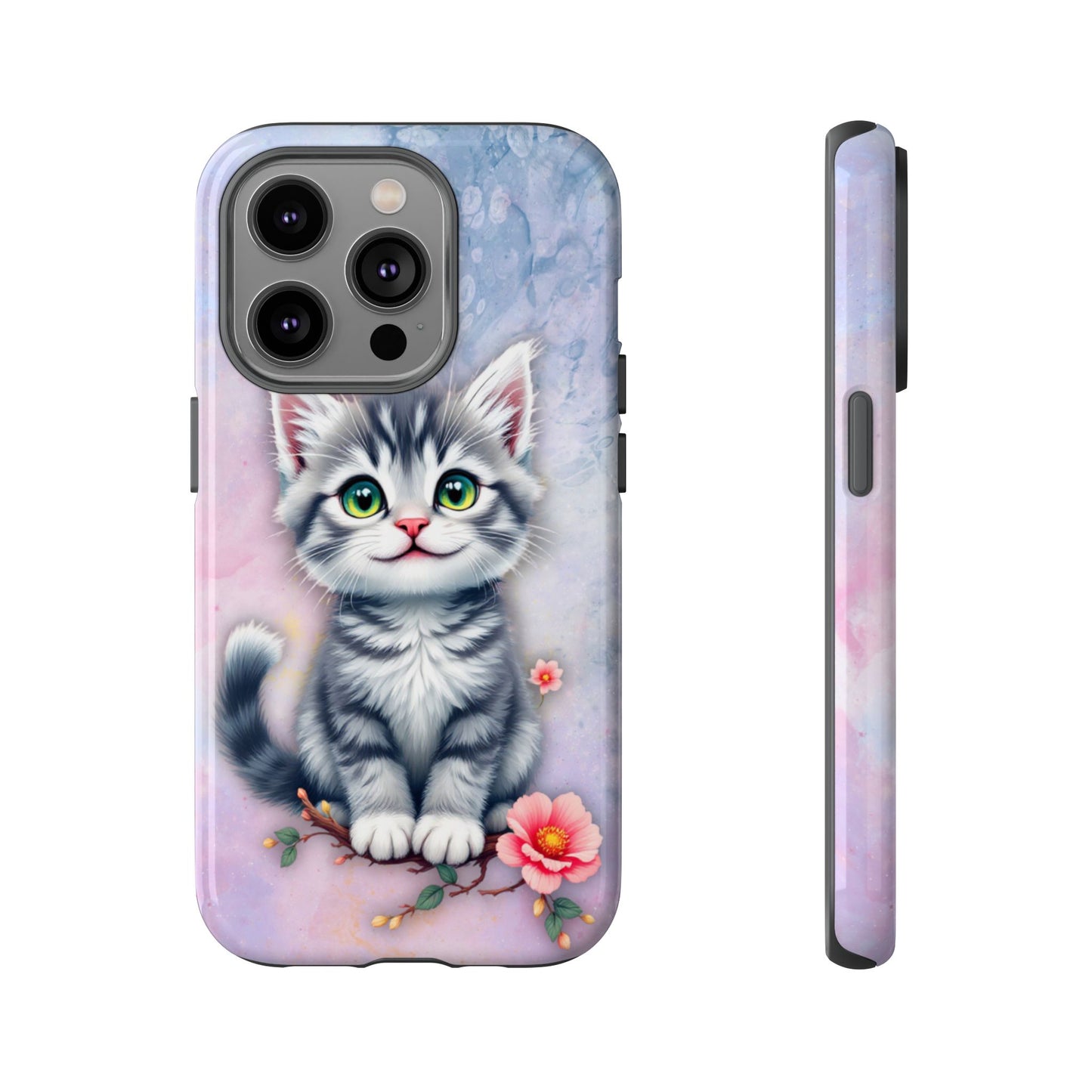 Tough Phone Case for iPhone, Samsung and Google Pixel - Dem Putty Tat Series (v1)