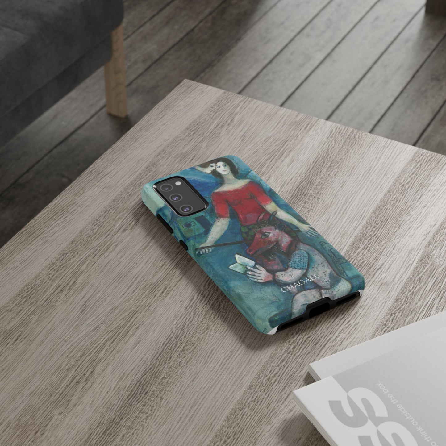 Tough Phone Case for iPhone, Samsung and Google Pixel - Chagall, The Angel and the Reader (1930)