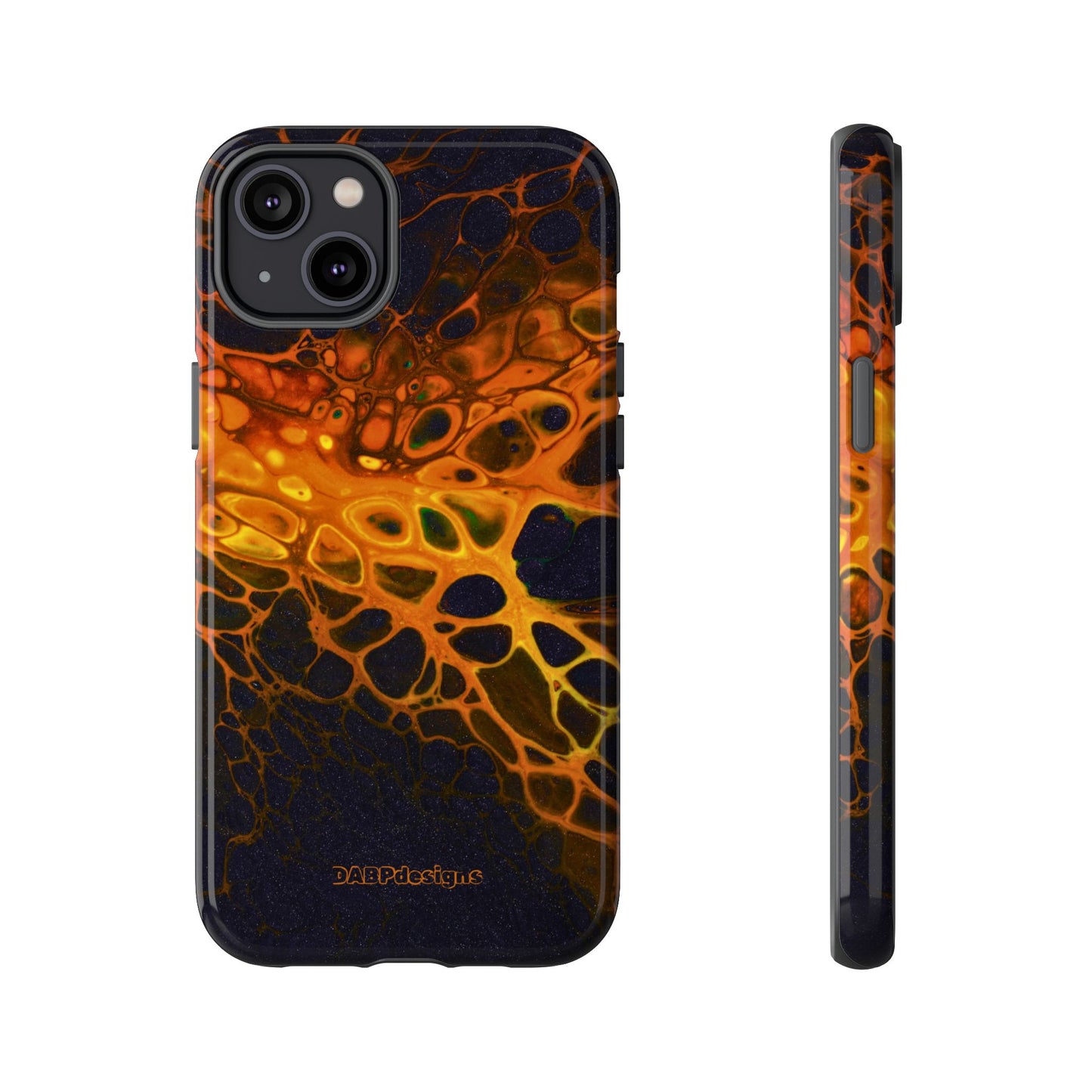 Tough Phone Case for iPhone, Samsung and Google Pixel - DABPdesigns Acrylic Abstract Design (v2)