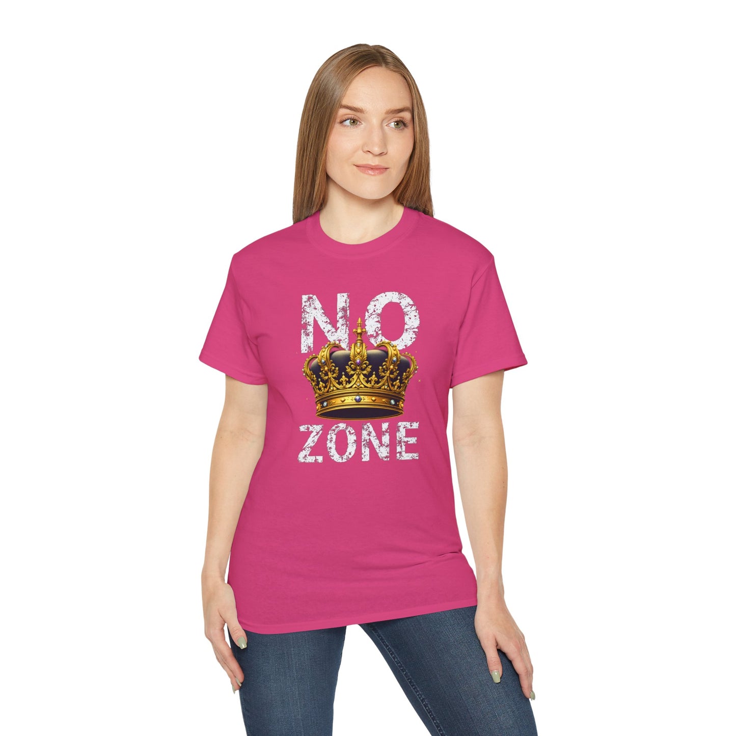 NO KINGS ZONE Graphic Tee | Streetwear T-Shirt with Royal Crown Design