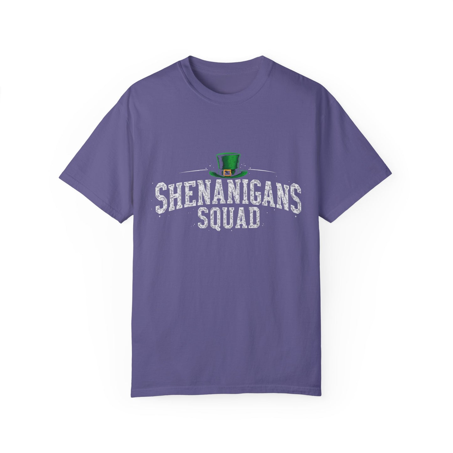 Comfort Colors 1717 Unisex Garment-Dyed T-shirt - Shenanigans Squad St. Patrick’s Day Design