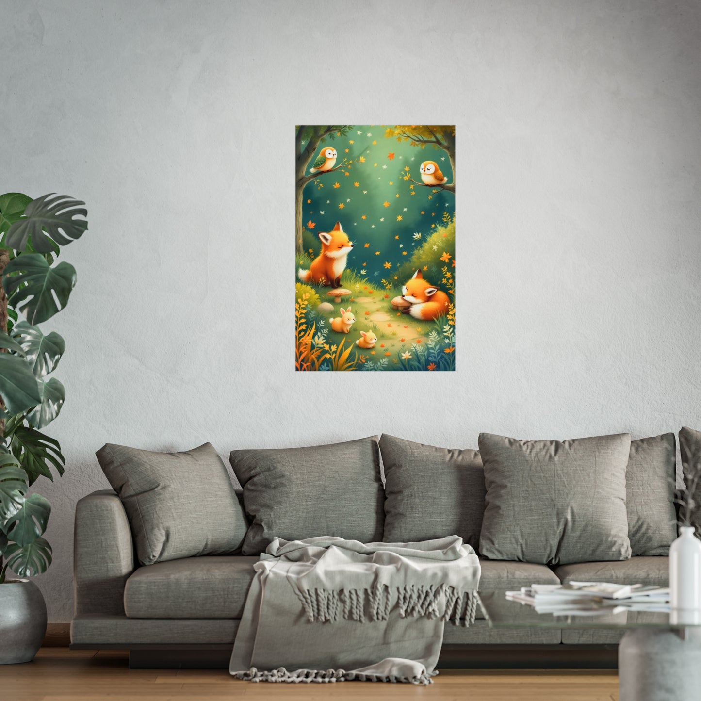 Autumn Forest Friends - Cozy Woodland Animals