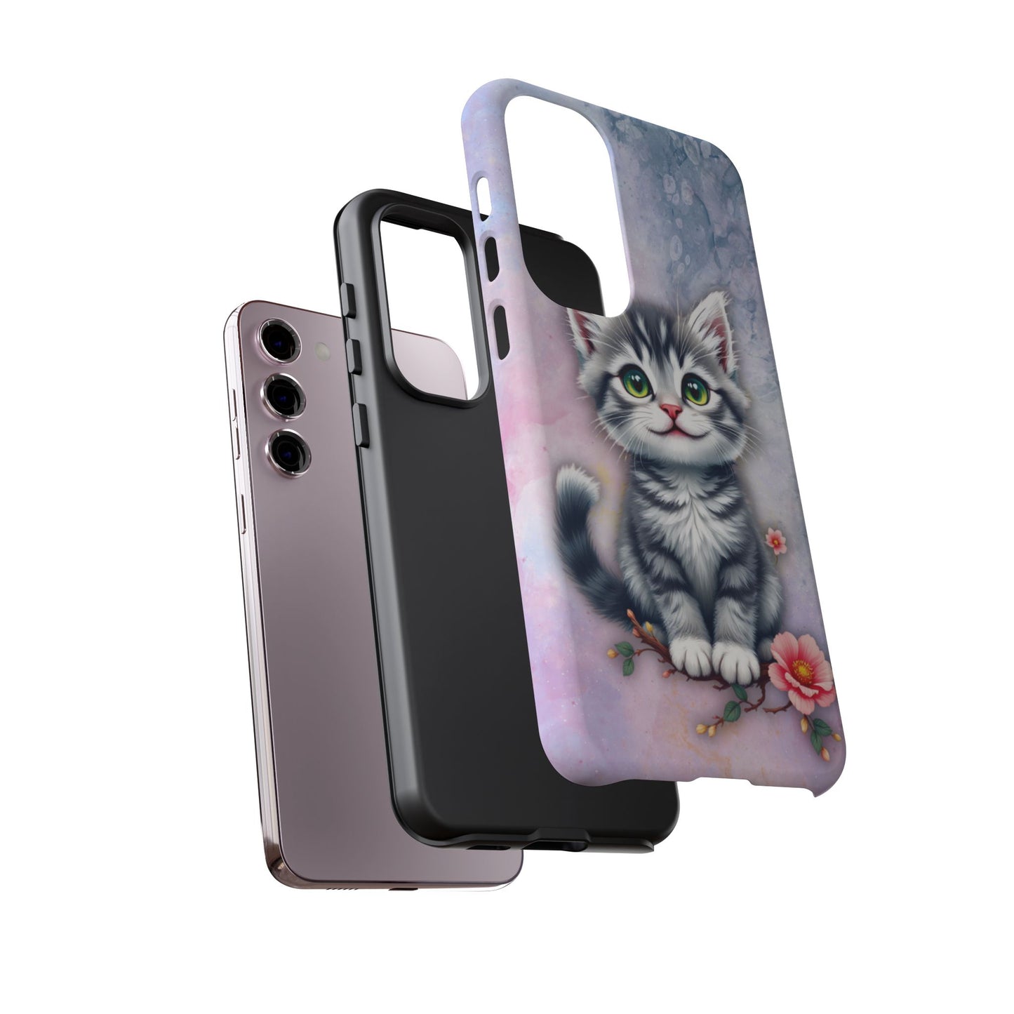 Tough Phone Case for iPhone, Samsung and Google Pixel - Dem Putty Tat Series (v1)