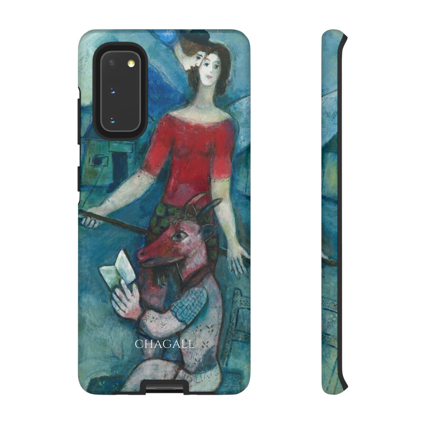 Tough Phone Case for iPhone, Samsung and Google Pixel - Chagall, The Angel and the Reader (1930)