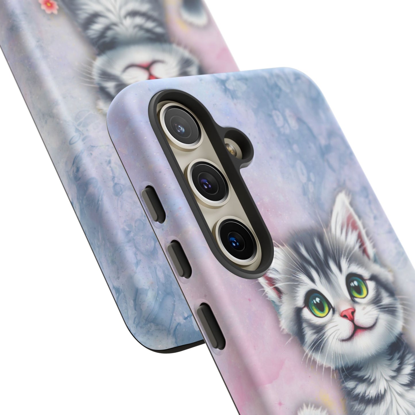 Tough Phone Case for iPhone, Samsung and Google Pixel - Dem Putty Tat Series (v1)