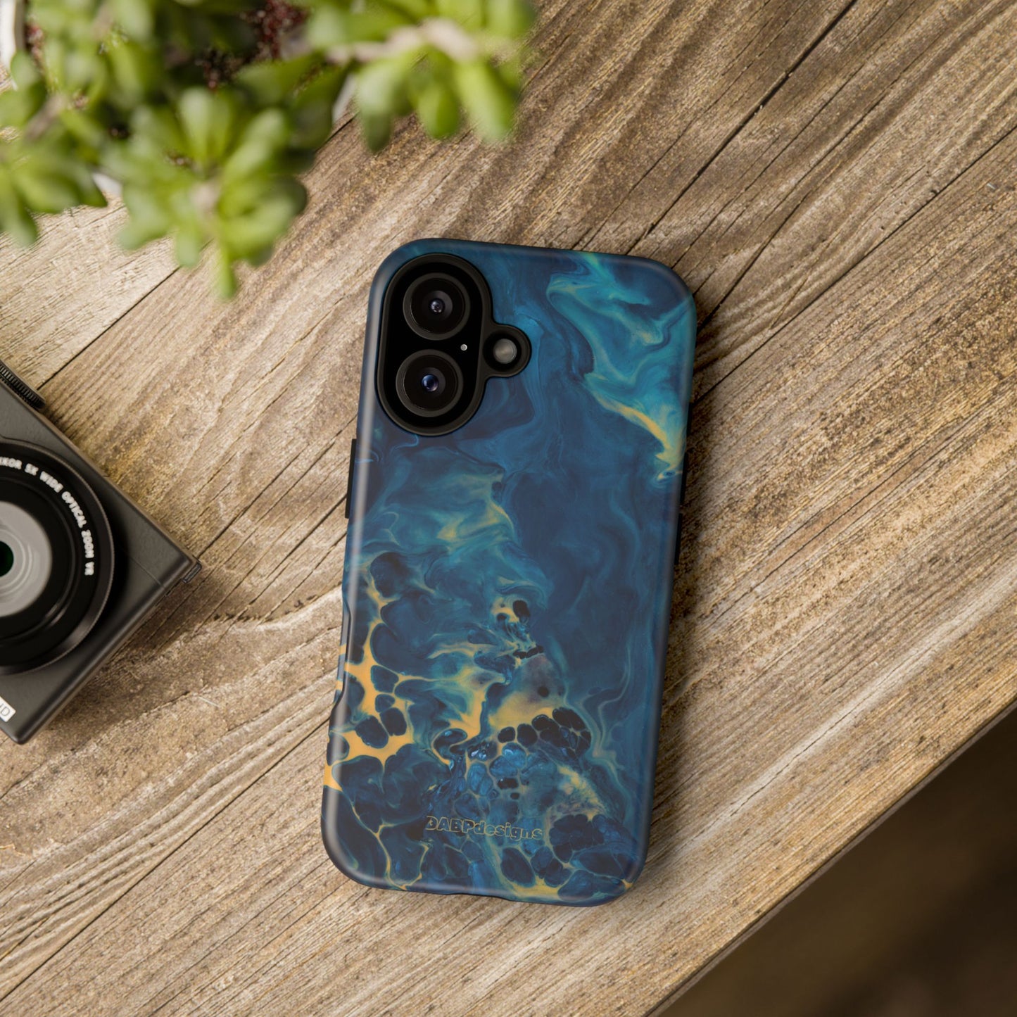 Tough Phone Case for iPhone, Samsung and Google Pixel - DABPdesigns Acrylic Abstract Design (v3)
