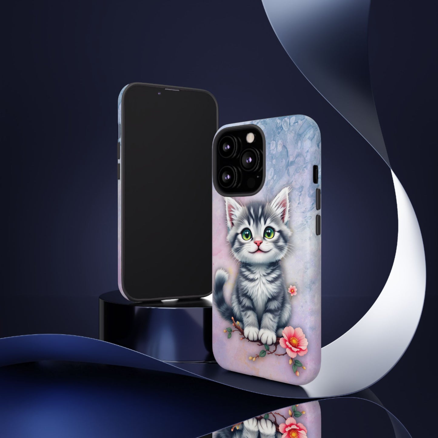 Tough Phone Case for iPhone, Samsung and Google Pixel - Dem Putty Tat Series (v1)