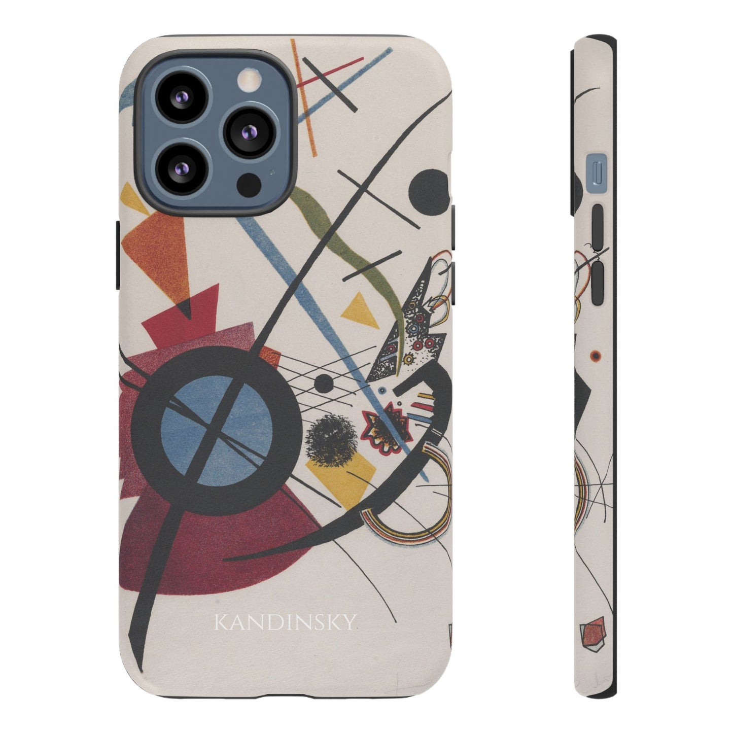 Tough Phone Case for iPhone, Samsung and Google Pixel - Kandinsky, Violett (1923)