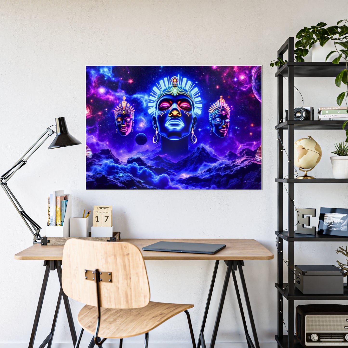 Jazz-Inspired Glossy Poster Art | Voodoo Vibes