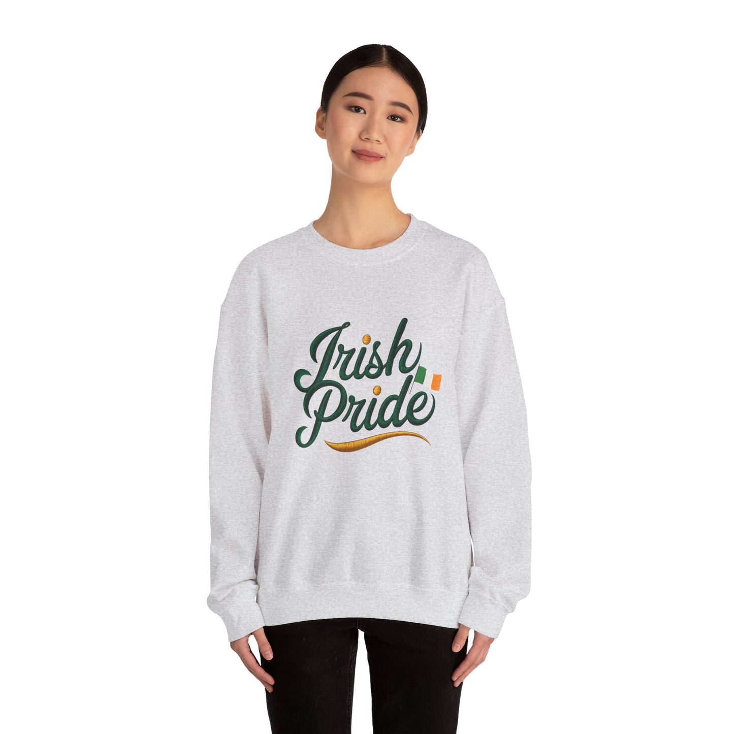 Gildan 18000 Unisex Heavy Blend™ Crewneck Sweatshirt - Irish Pride St. Patrick’s Day Design